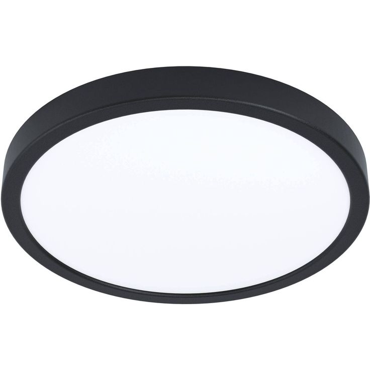 LED Plafondi Eglo Fueva 5 Ø28,5cm 3000K musta pinta asennettava