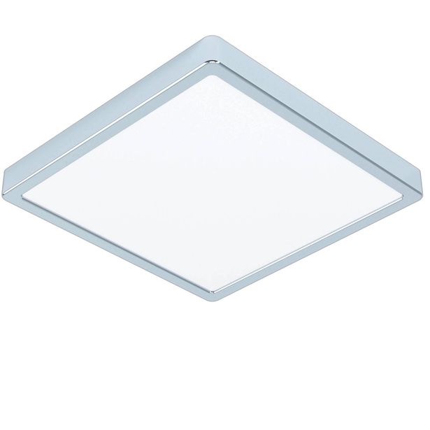 LED Plafondi Eglo Fueva 5 28,5x28,5cm 3000K kromi pinta asennettava