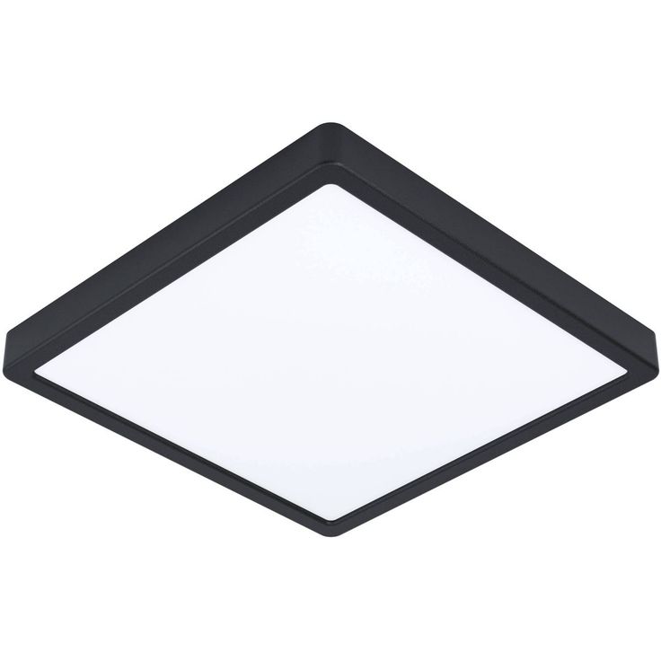 LED Plafondi Eglo Fueva 5 28,5x28,5cm 4000K musta pinta asennettava