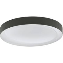 LED-Plafondi Eglo Laurito, Ø49cm, harmaa