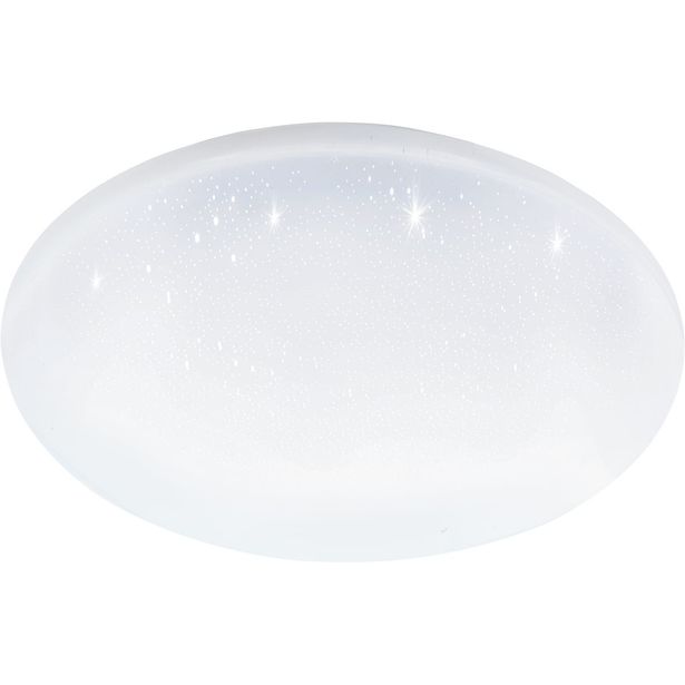 LED Plafondi Eglo connect z Totari z 4x4 8W Ø38cm valkoinen kristalliefekti