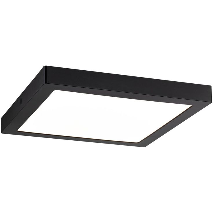LED-Plafondi Paulmann Abia 300x300mm mattamusta