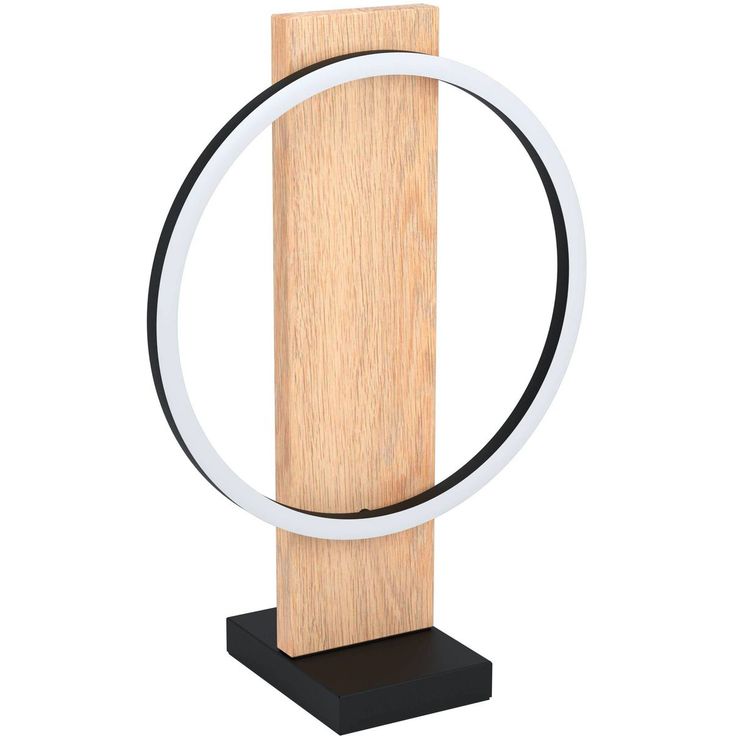 LED-Pöytävalaisin Eglo Boyal, 42,5cm, puu