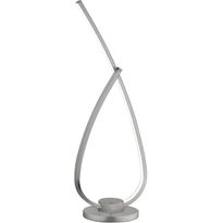 LED-Pöytävalaisin Palozza 1, 42cm, harjattu teräs