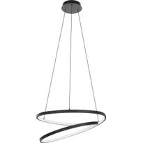 LED-Riippuvalaisin Eglo Ruotale, 37W, Ø55cm, musta/valkoinen