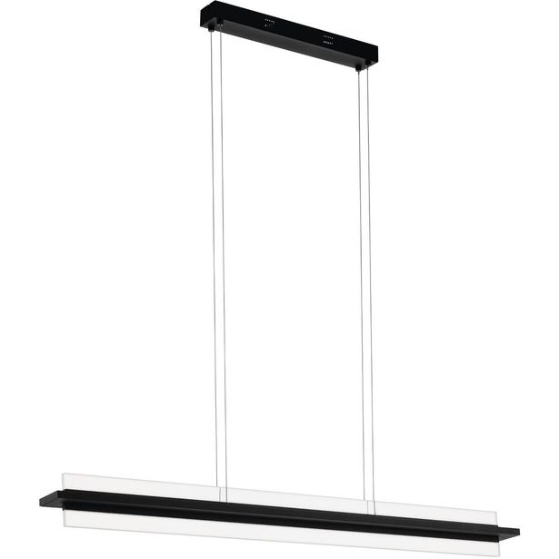 LED Riippuvalaisin Eglo Spadafora musta himmennin