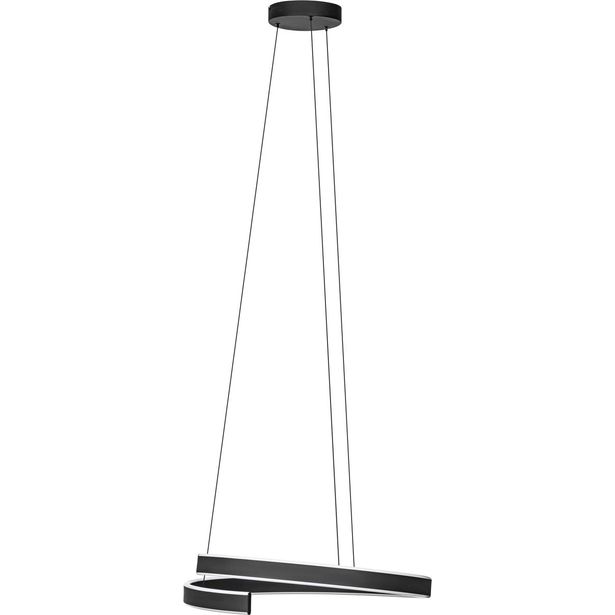 LED Riippuvalaisin Eglo connect z Andabaia z 42 5W Ø60cm musta valkoinen