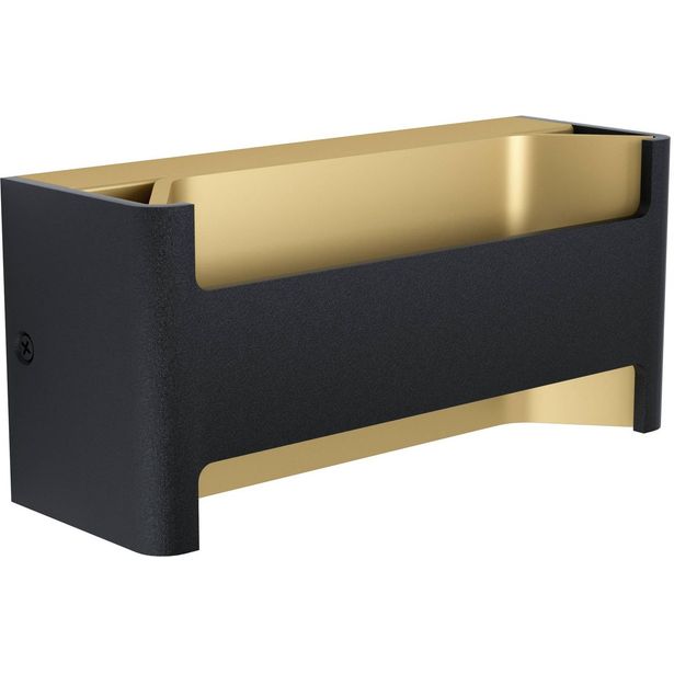 LED Seinävalaisin Eglo Feloniche 22x10cm musta kulta