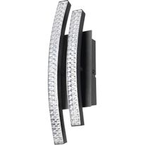 LED-Seinävalaisin Eglo Lejias, 2-osainen, 9x28,5cm, musta