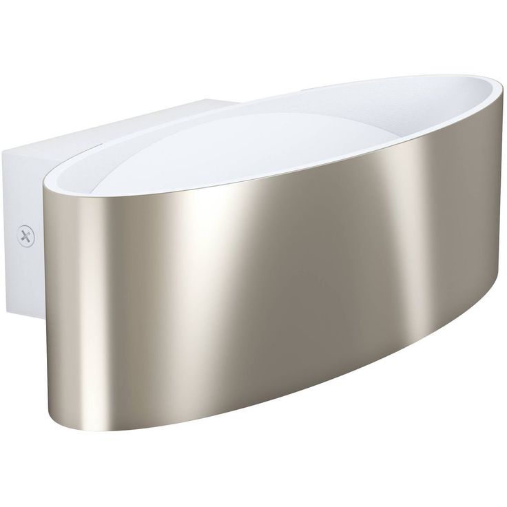 LED Seinävalaisin Eglo Maccacari 27x7,5cm harjattu teräs/valkoinen
