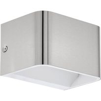 LED-Seinävalaisin Eglo Sania 4, harjattu teräs, eri kokoja