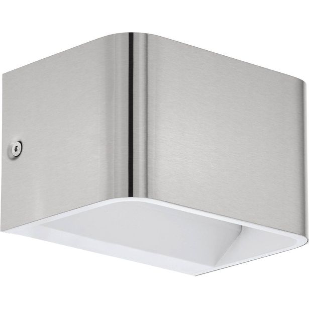 LED Seinävalaisin Eglo Sania 4 13x8cm harjattu teräs