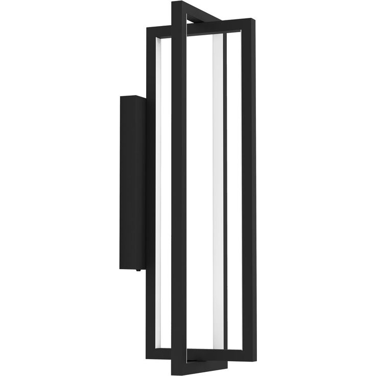 LED Seinävalaisin Eglo Siberia 15 5W 16x19x30cm kaukosäädin musta valkoinen