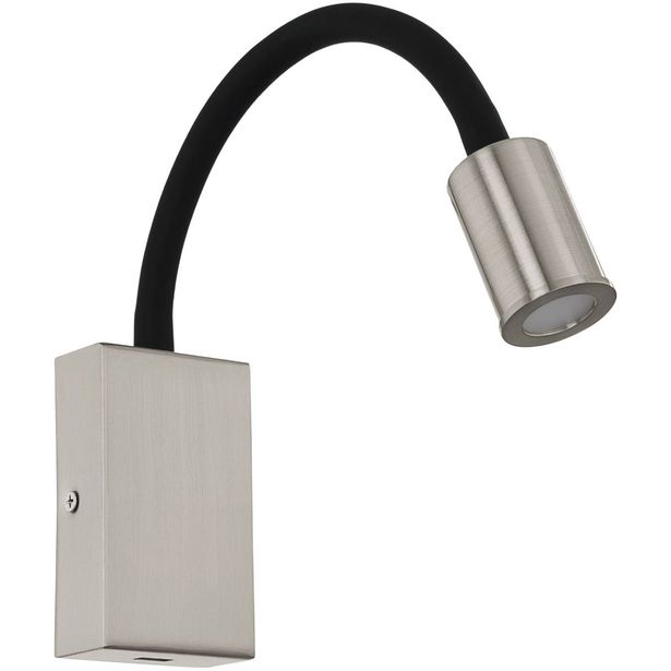LED Seinävalaisin Eglo Tazzoli harjattu teräs