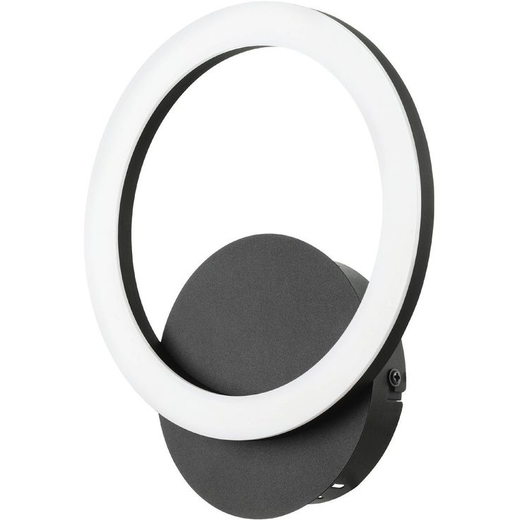 LED Seinävalaisin Eglo connect z Parrapos z 12W 20x24cm musta valkoinen