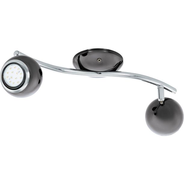 LED Spottivalaisin Eglo Bimeda 36,5cm musta/nikkeli
