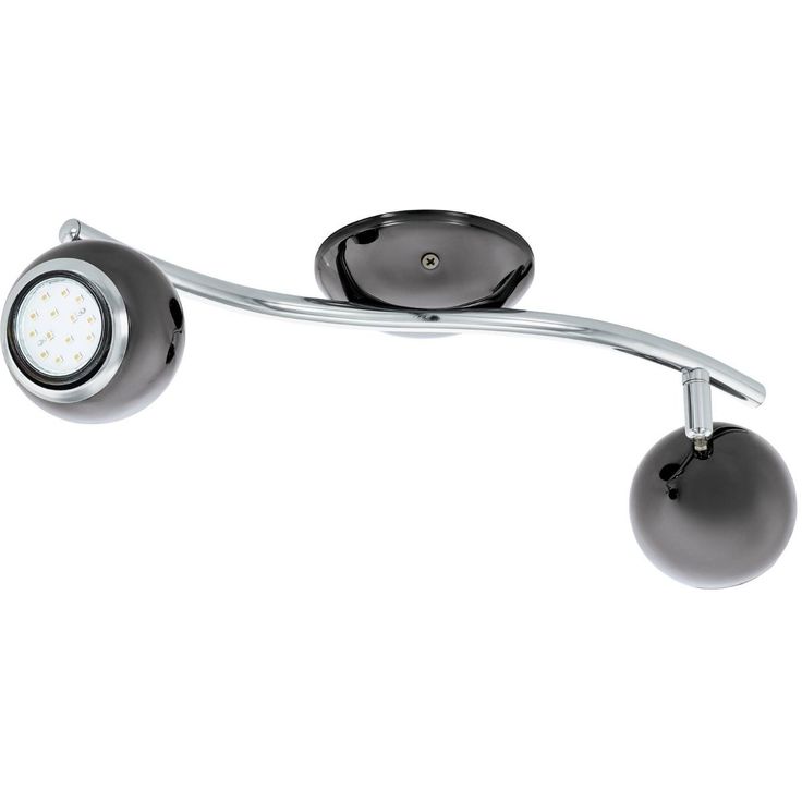 LED Spottivalaisin Eglo Bimeda 36,5cm musta/nikkeli