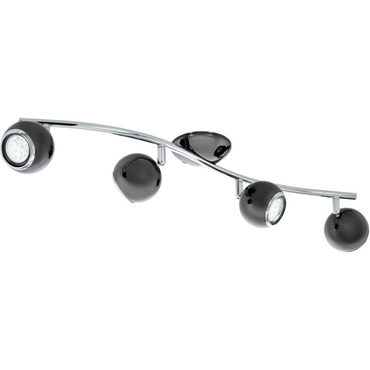 LED Spottivalaisin Eglo Bimeda 64cm musta/nikkeli