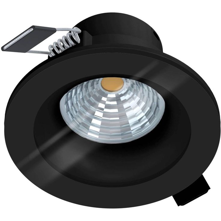 LED Spottivalaisin Eglo Salabate Ø8,8cm 4000K musta alasvalo