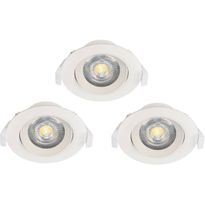 LED-Upotettava alasvalosetti Eglo Sartiano, 3x5W, Ø9cm, valkoinen