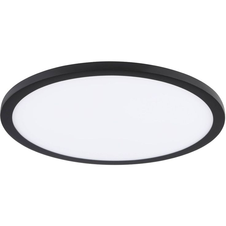 LED Upotettava plafondi Eglo Fueva Flex Ø22,5cm 4000K musta/valkoinen