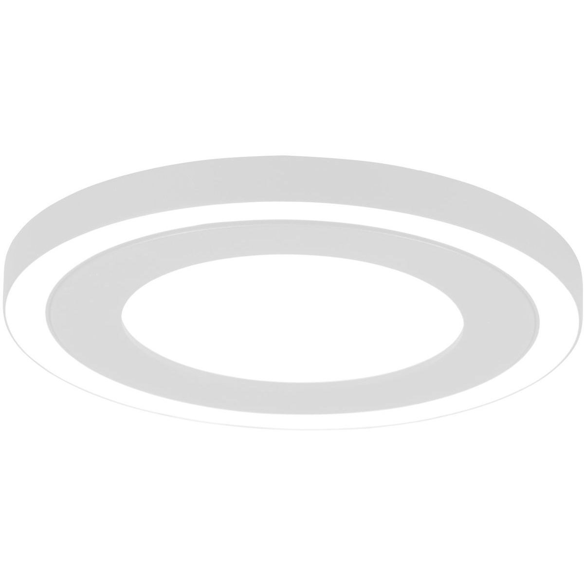 LED-plafondi Trio Carus, Ø20cm, 4000K, mattavalkoinen