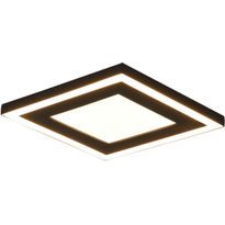 LED-plafondi Trio Carus, 3000K, mattamusta, eri kokoja