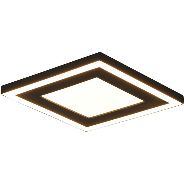 LED-kattovalaisin Trio Carus 3000K mattamusta eri kokoja