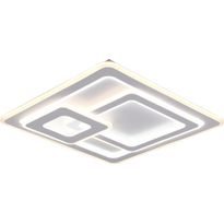 LED-plafondi Trio Mita, 51,5x51,5cm, mattavalkoinen
