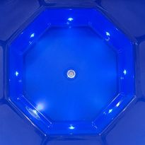 Kylpytynnyrin LED-valaistus Baltresto, 8 valoa