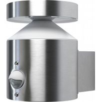 LED-seinävalaisin Ledvance Endura Style Cylinder Wall 6W, teräs, liiketunnistin