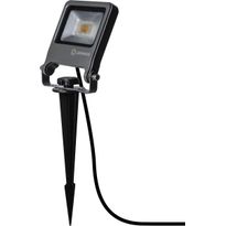 LED-valonheitin Ledvance Endura Garden Flood Spike 10W, 3000K, tummanharmaa