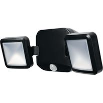 LED-seinävalaisin Ledvance Battery Spotlight Double paristokäyttöinen, musta, liiketunnistin