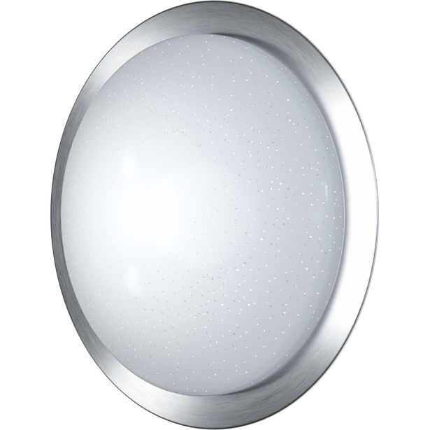 LED-kattovalaisin Ledvance Orbis Tray Sparkle ⌀420mm 24W CCT + kaukosäädin, 1350lm