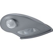 LED-seinävalaisin Ledvance Door Down paristokäyttöinen, hopea, liiketunnistin