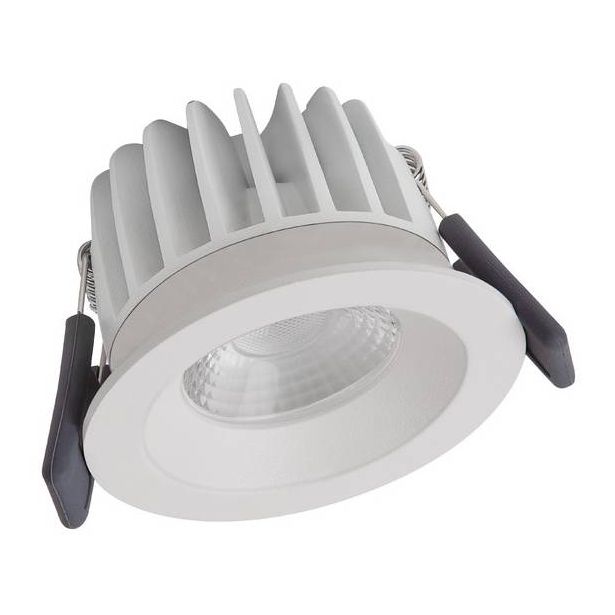 LED-alasvalo Ledvance Spot Fix, 3000K, IP44, valkoinen