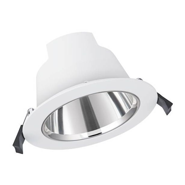 LED-alasvalo Ledvance Comfort DN130, Ø145mm, 3000-5700K, IP54, valkoinen