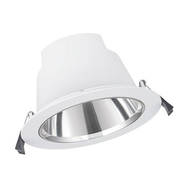 LED-alasvalo Ledvance Comfort DN155, Ø172mm, 3000-5700K, IP54, valkoinen
