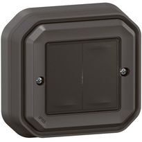 Langaton kaksoiskytkin Legrand Plexo with Netatmo IP55 pinta, paristoton