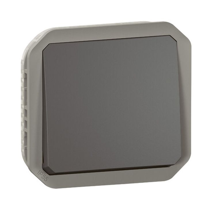 Painikemekanismi Legrand Plexo 10 A IP55, antrasiitti