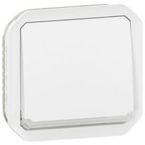 Vaihtokytkin Legrand Plexo 10 A IP55 hakuvalolla, mekanismi, valkoinen