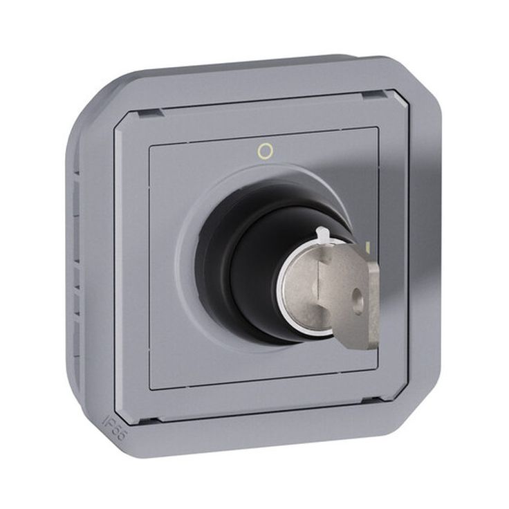 Avainkytkinmekanismi Legrand Plexo Ronis 455 2-asentoinen 3 A IP55, harmaa