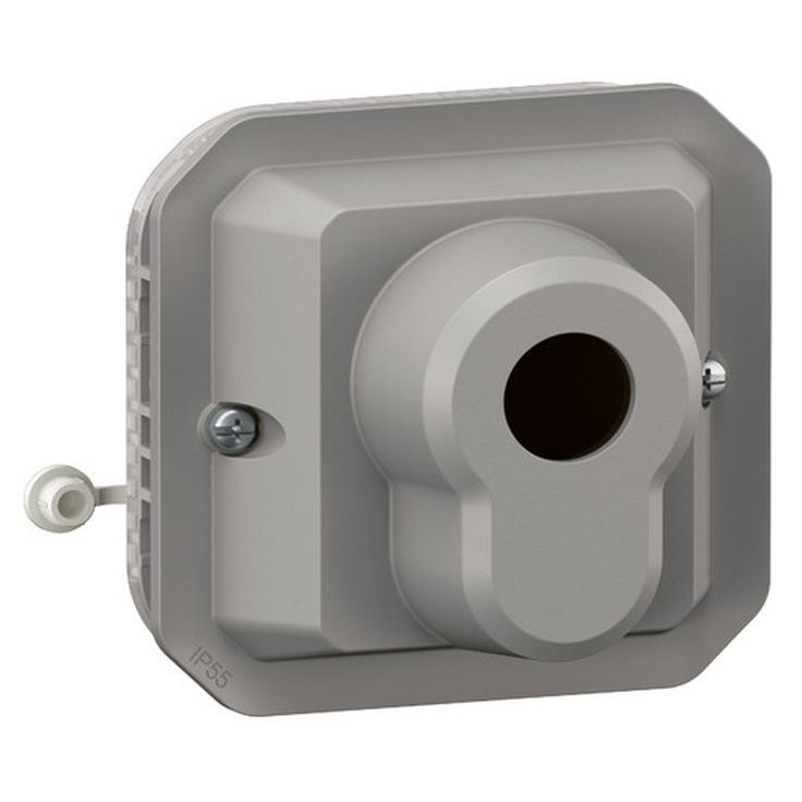 Avainpainikemekanismi Legrand Plexo 10 A ylös–alas–OFF IP55, harmaa