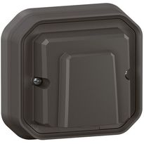 Kaapeliulostulon keskiölevy Legrand Plexo 20 A 3-napaisella ruuviliittimellä Ø5–13 mm IP55 uppo, antrasiitti