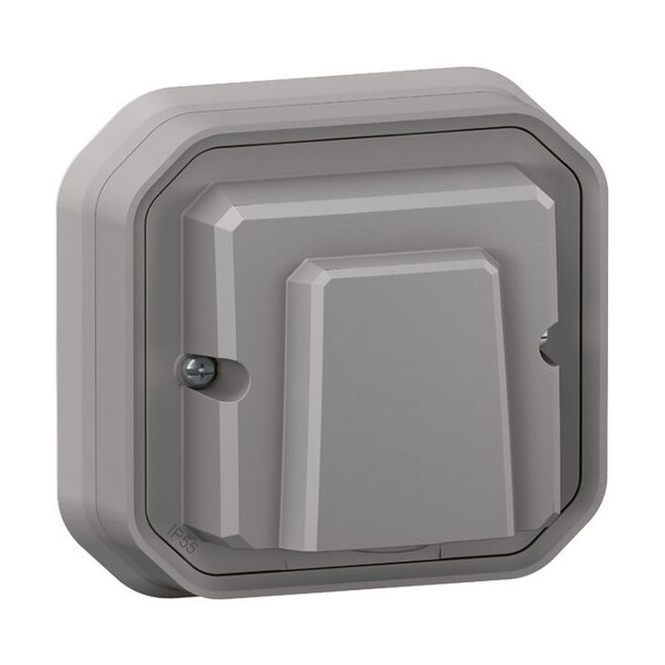 Kaapeliulostulon keskiölevy Legrand Plexo 20 A 3-napaisella ruuviliittimellä Ø5–13 mm IP55 uppo, harmaa