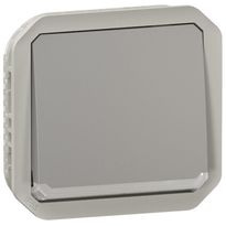 Vaihtokytkinmekanismi Legrand Plexo hakuvalolla 10 A IP55, harmaa