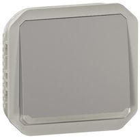 Hakuvalollinen painikemekanismi Legrand Plexo 1 NO 10 A IP55, harmaa