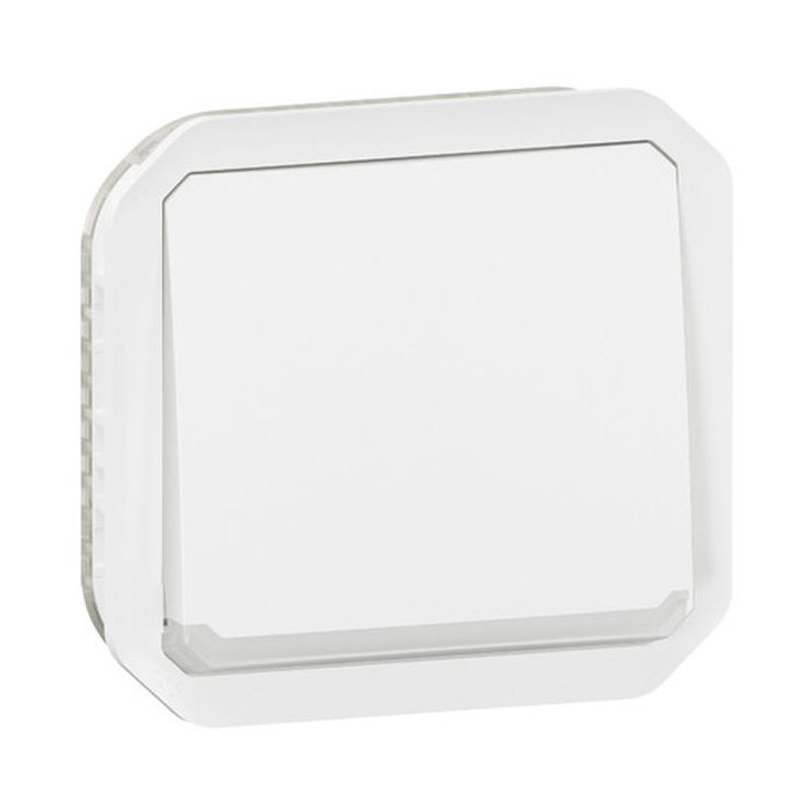 Hakuvalollinen vaihtopainikemekanismi Legrand Plexo 10 A IP55, valkoinen