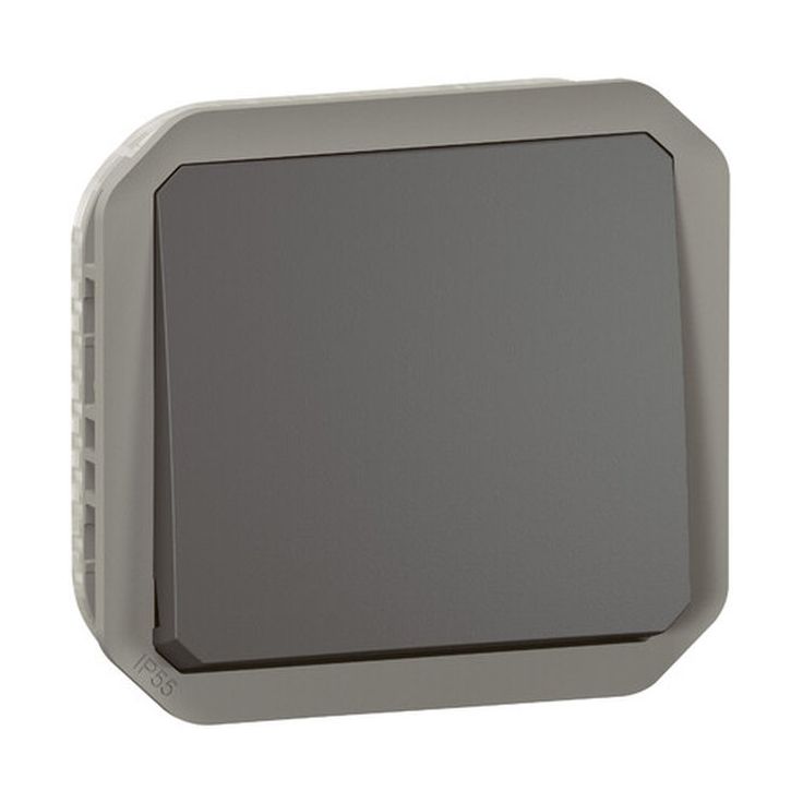 Vaihtopainikemekanismi Legrand Plexo 10 A IP55, antrasiitti