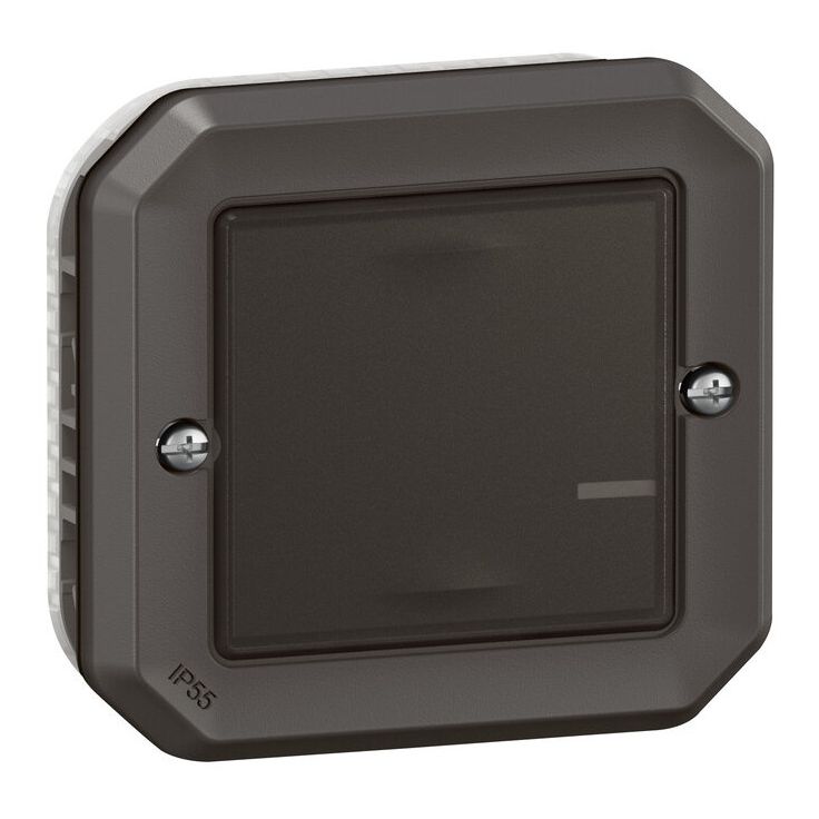 Painikehimmennin Legrand Plexo with Netatmo 5–125 W LED IP55 uppo, antrasiitti